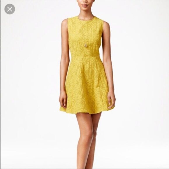 Maison Jules Fit And Flare Lace Babyboll mini Dress Size S - Picture 1 of 5